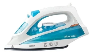 Утюг Maxwell MW3055, 200 мл, Белый/Голубой 